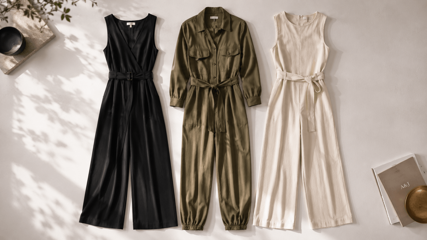 wholesale womens jumpsuit styles wide-leg utility sleeveless A&J 2026